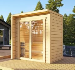 Buiten Sauna voor in de tuin