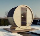SAUNA EXTÉRIEUR SAUNA EN TONNEAU 136
