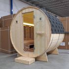 SAUNA EXTÉRIEUR SAUNA BARIL 130 MINI AVEC INFRAROUGE
