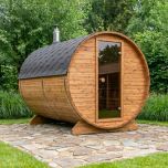 SAUNA EXTÉRIEUR SAUNA EN TONNEAU 200
