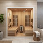SAUNA INFRAROUGE 6 VALERO DUO PRO INTÉGRÉ
