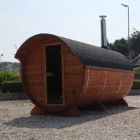 SAUNA EXTÉRIEUR SAUNA EN TONNEAU 420