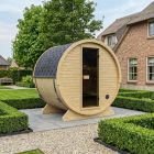 SAUNA EXTÉRIEUR SAUNA EN TONNEAU 136 INFRAROUGE