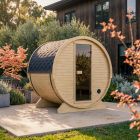 SAUNA EXTÉRIEUR SAUNA BARIL 130 MINI AVEC INFRAROUGE