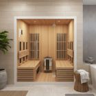 SAUNA INFRAROUGE 6 VALERO DUO PRO INTÉGRÉ